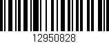 Código de barras (EAN, GTIN, SKU, ISBN): '12950828'