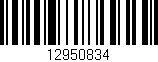 Código de barras (EAN, GTIN, SKU, ISBN): '12950834'