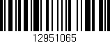 Código de barras (EAN, GTIN, SKU, ISBN): '12951065'