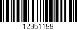 Código de barras (EAN, GTIN, SKU, ISBN): '12951199'