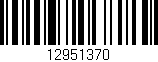 Código de barras (EAN, GTIN, SKU, ISBN): '12951370'