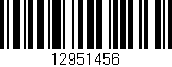 Código de barras (EAN, GTIN, SKU, ISBN): '12951456'