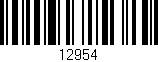 Código de barras (EAN, GTIN, SKU, ISBN): '12954'