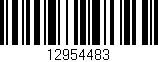 Código de barras (EAN, GTIN, SKU, ISBN): '12954483'