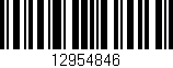 Código de barras (EAN, GTIN, SKU, ISBN): '12954846'