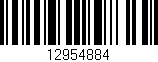 Código de barras (EAN, GTIN, SKU, ISBN): '12954884'