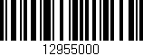 Código de barras (EAN, GTIN, SKU, ISBN): '12955000'