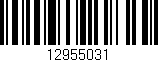 Código de barras (EAN, GTIN, SKU, ISBN): '12955031'
