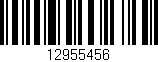 Código de barras (EAN, GTIN, SKU, ISBN): '12955456'