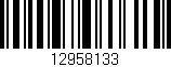 Código de barras (EAN, GTIN, SKU, ISBN): '12958133'