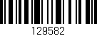 Código de barras (EAN, GTIN, SKU, ISBN): '129582'