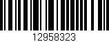 Código de barras (EAN, GTIN, SKU, ISBN): '12958323'