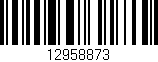 Código de barras (EAN, GTIN, SKU, ISBN): '12958873'
