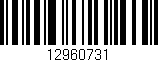 Código de barras (EAN, GTIN, SKU, ISBN): '12960731'