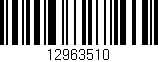 Código de barras (EAN, GTIN, SKU, ISBN): '12963510'