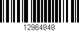 Código de barras (EAN, GTIN, SKU, ISBN): '12964848'
