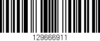 Código de barras (EAN, GTIN, SKU, ISBN): '129666911'