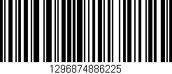 Código de barras (EAN, GTIN, SKU, ISBN): '1296874886225'