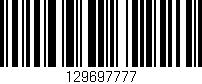 Código de barras (EAN, GTIN, SKU, ISBN): '129697777'
