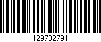 Código de barras (EAN, GTIN, SKU, ISBN): '129702791'