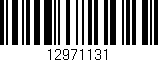 Código de barras (EAN, GTIN, SKU, ISBN): '12971131'