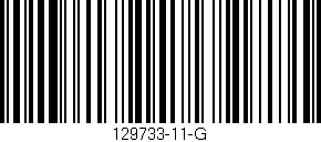 Código de barras (EAN, GTIN, SKU, ISBN): '129733-11-G'