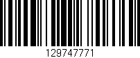 Código de barras (EAN, GTIN, SKU, ISBN): '129747771'