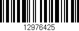 Código de barras (EAN, GTIN, SKU, ISBN): '12976425'