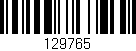 Código de barras (EAN, GTIN, SKU, ISBN): '129765'