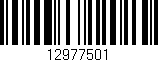 Código de barras (EAN, GTIN, SKU, ISBN): '12977501'