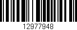 Código de barras (EAN, GTIN, SKU, ISBN): '12977948'