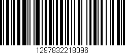 Código de barras (EAN, GTIN, SKU, ISBN): '1297832218096'