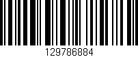 Código de barras (EAN, GTIN, SKU, ISBN): '129786884'