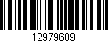 Código de barras (EAN, GTIN, SKU, ISBN): '12979689'