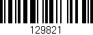 Código de barras (EAN, GTIN, SKU, ISBN): '129821'
