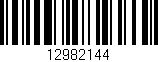 Código de barras (EAN, GTIN, SKU, ISBN): '12982144'