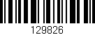 Código de barras (EAN, GTIN, SKU, ISBN): '129826'