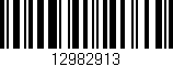 Código de barras (EAN, GTIN, SKU, ISBN): '12982913'