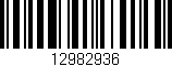 Código de barras (EAN, GTIN, SKU, ISBN): '12982936'