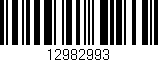 Código de barras (EAN, GTIN, SKU, ISBN): '12982993'