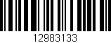 Código de barras (EAN, GTIN, SKU, ISBN): '12983133'