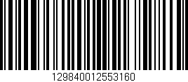 Código de barras (EAN, GTIN, SKU, ISBN): '129840012553160'