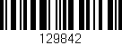 Código de barras (EAN, GTIN, SKU, ISBN): '129842'