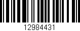 Código de barras (EAN, GTIN, SKU, ISBN): '12984431'