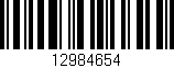 Código de barras (EAN, GTIN, SKU, ISBN): '12984654'