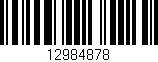 Código de barras (EAN, GTIN, SKU, ISBN): '12984878'