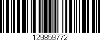 Código de barras (EAN, GTIN, SKU, ISBN): '129859772'