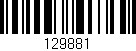 Código de barras (EAN, GTIN, SKU, ISBN): '129881'