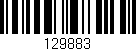Código de barras (EAN, GTIN, SKU, ISBN): '129883'