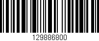 Código de barras (EAN, GTIN, SKU, ISBN): '129886800'